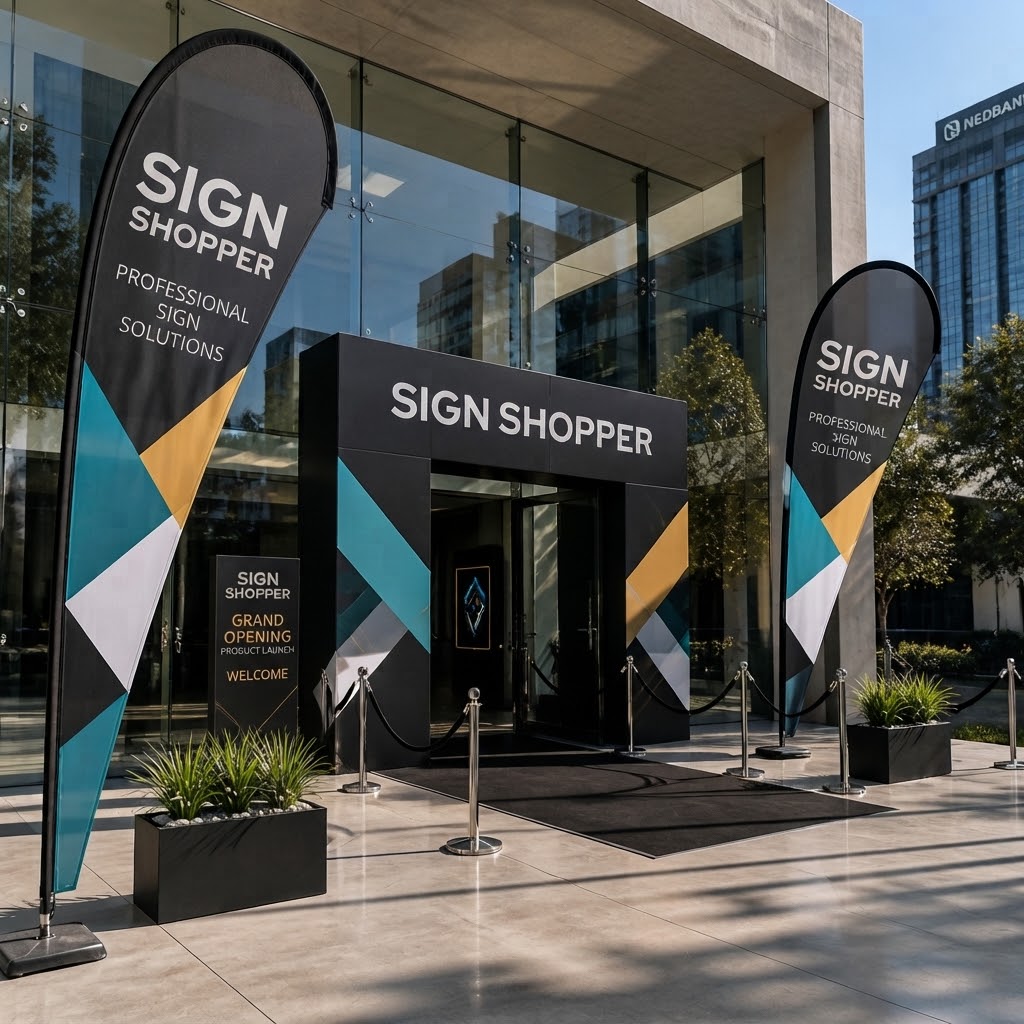 Teardrop Banners South Africa: Event Signage Guide - Signs4SA Blog
