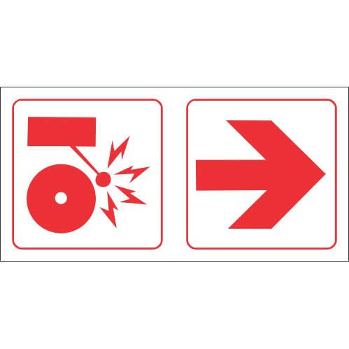 Fire Alarm Right Safety Sign