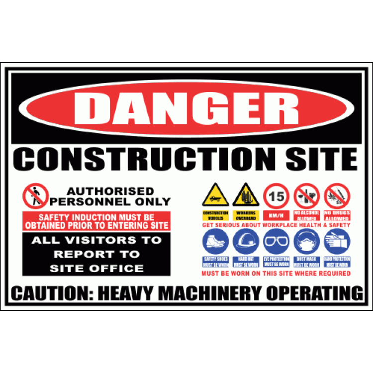 Construction Site Sign 9