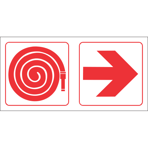 Fire Hose Right Safety Sign