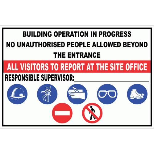 Construction Site Sign 4